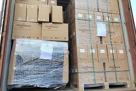 Powerack Napi napelemes szerelési anyagok szállítása